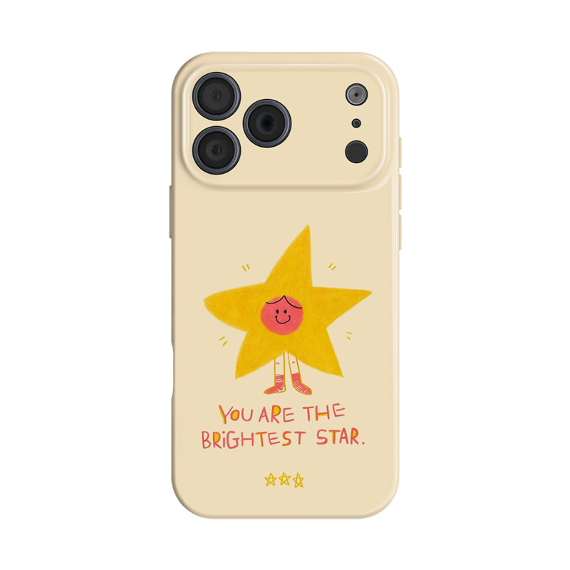 最亮的星~适用苹果18promax手机壳17iphone16mate80华为p70小米15reno14简约13oppofindx8艺术vivos60一加12