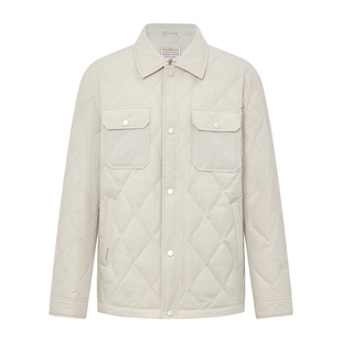 【特惠】POLOWALK轻薄羽绒服男款秋冬短款羽绒翻领双贴袋外套夹克