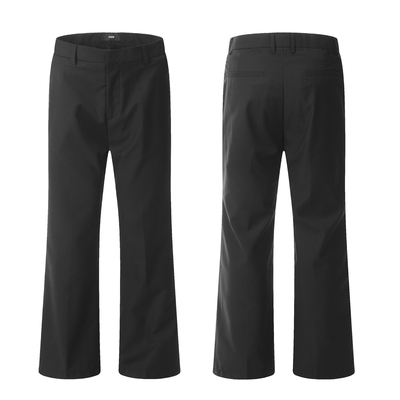 美式通勤休闲裤高街男女微喇西裤