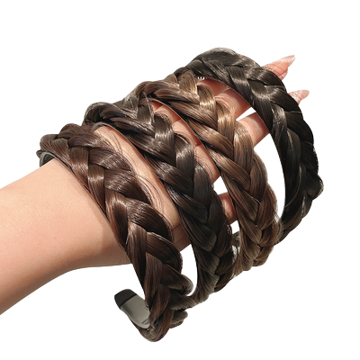 杨紫同款麻花辫粉红娘娘发卡