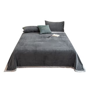 冬季加厚毛毯被牛奶绒盖毯可机洗珊瑚绒毯子保暖午睡毯双面绒床单