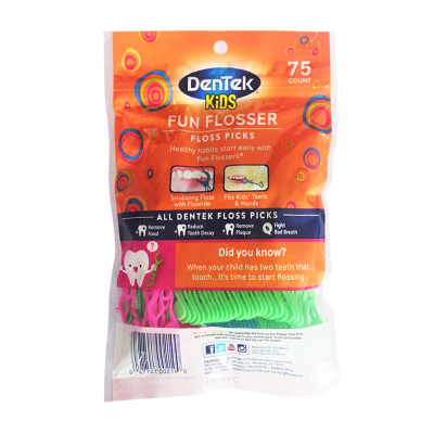 美国dentek牙线棒洁齿