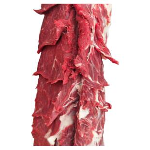 新疆阿勒泰牧场散养褐牛外脊肉健身牛肉 新鲜4斤黄牛雪花马尾肉眼