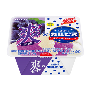 日本LOTTE乐天爽香草冰淇淋冰沙口感冰激凌碗装甜品爆款冷饮蜜瓜