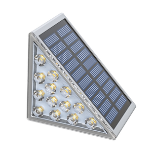 太阳能楼梯踏步灯户外防水感应台阶灯室外庭院地脚踏灯照明步道灯