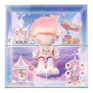 KGBOX用于POPMART泡泡玛特DiMOO梦响曲系列拼搭积木加厚展示盒