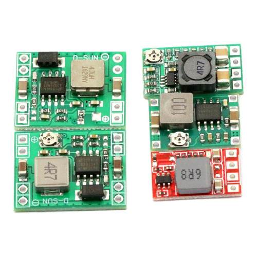 DC-DC 3A 5A可调降压电源模块MP1584EN 24V-12V 9V转5V板稳压航模