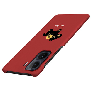 马上发财适用iqooneo11手机壳新年iq00neo11保护套vivo爱酷neo11马年硬壳创意半包边por防摔大孔卡通过年男女