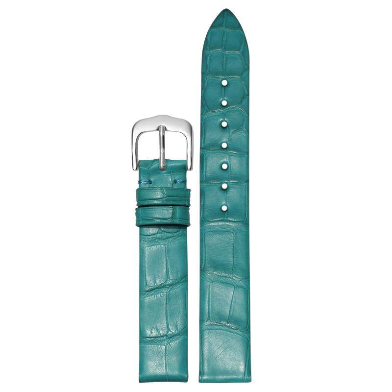 十瑞表带女适用于芝柏肖邦欧米茄积家浪琴双面鳄鱼皮女士真皮表带