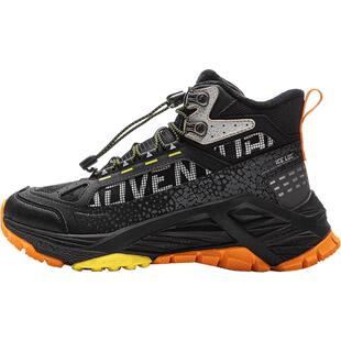 商场同款|李宁儿童加绒户外二棉鞋轻便软底冬季男童鞋女孩运动鞋