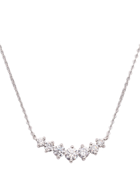 流行饰觉s925通体纯银短款项链