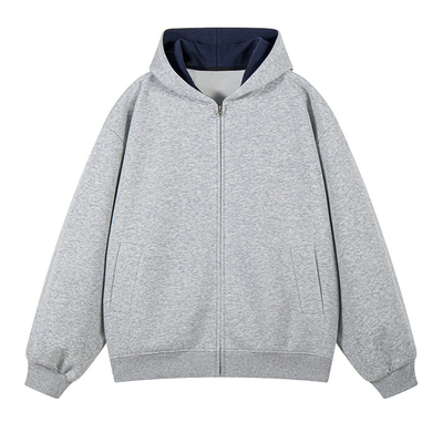 重磅拉链卫衣男女美式潮牌宽松