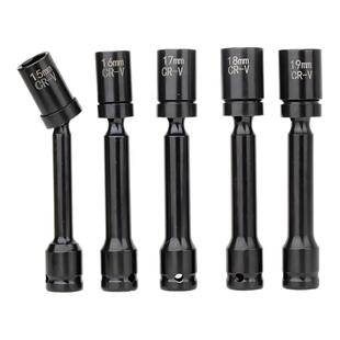 万向电动套筒扳手太阳能光伏电站360拐角转向安装工具13mm全套