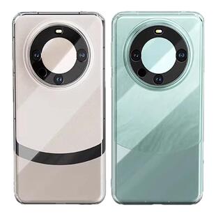 新与适用华为mate60pro手机壳mt60+保护套新款镜头全包透明系列mata50超薄硅胶防摔女外壳高级感后壳精孔开模