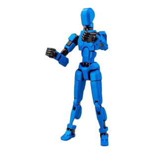 多关节可动3D打印人偶萝卜小机器人手办模型儿童积木拼装玩具男孩