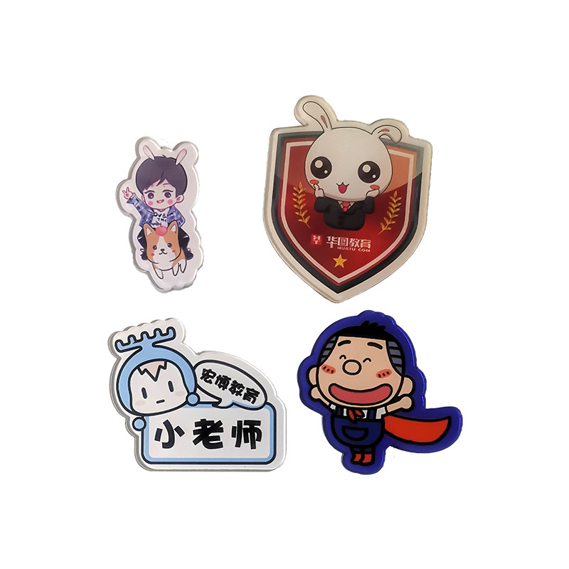 亚克力胸牌定制学生班级校牌别针卡通姓名牌定做幼儿园名字牌订做