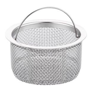 厨房水槽垃圾过滤网洗菜盆通用漏斗洗碗水池不锈钢下水道提笼盖器