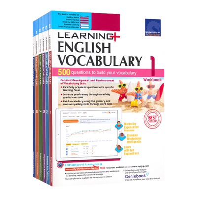 新加坡英语词汇1-6年级官方正品