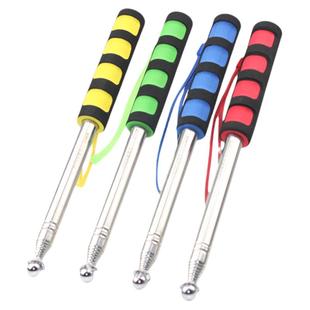 升级加厚版导游旗杆加粗款1.2米1.6米2米户外杆不锈钢旗杆伸缩教鞭教学指挥教棒教棍指读棒