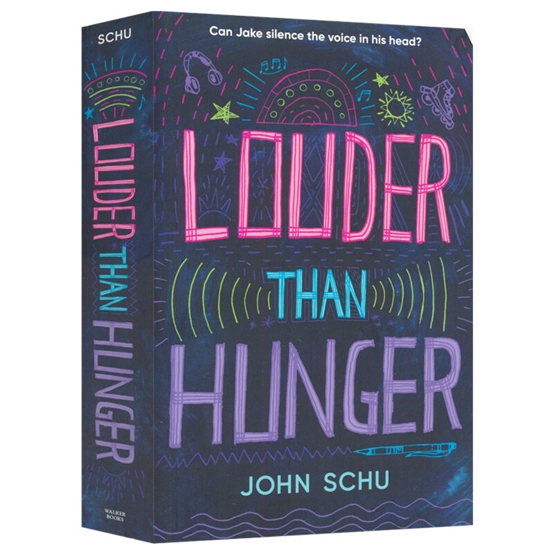 Louder Than Hunger 比饥饿更喧嚣 亚马逊最佳儿童读物 入围卡内基写作奖 小学生诗歌小说 心理情绪 励志成长 英文原版进口图书
