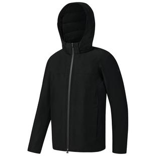 鹅绒FILA斐乐官方男羽绒服2025冬新款高尔夫运动基础连帽保暖外套