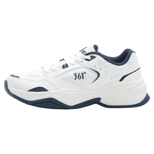 361度女鞋春夏2026新款增高老爹鞋女士皮面防水运动鞋女款休闲鞋