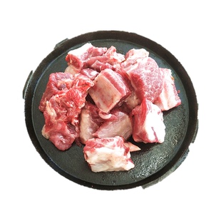 【已切小块】农家土黑猪排骨肋排子排脊骨软骨汤骨4斤包邮顺丰