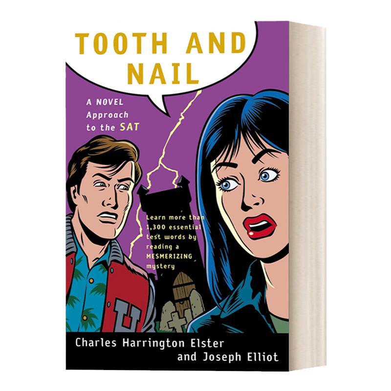 英文原版 Tooth and Nail 牙齿和指甲 SAT备考新方法 阅读侦探故事记1300个核心单词 英文版 进口英语原版书籍