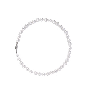 倪妮同款正圆澳白珍珠项链颈链女生款2025新款锁骨链正圆强光气质