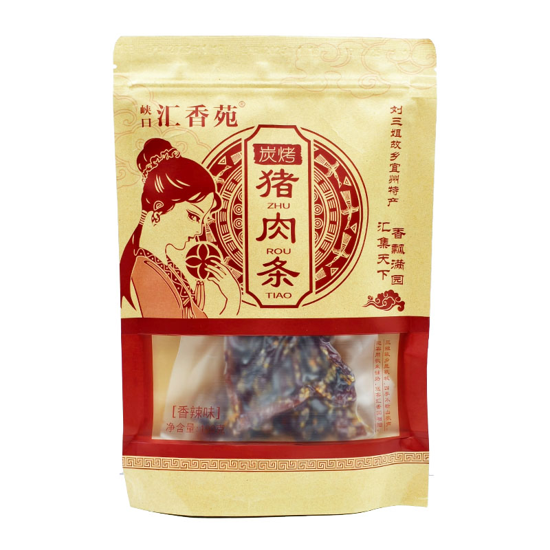 峡口汇香苑炭烤猪肉条烧烤果酱味