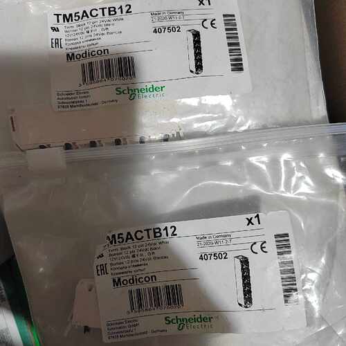 议价施耐德TM5ACTB12接线端子，全新正品，适用于PLC。现