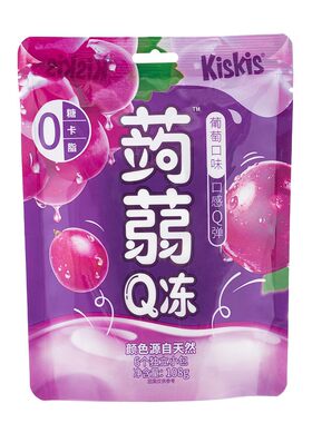 酷滋kiskis无糖蒟蒻魔芋果冻零食