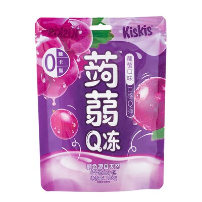 酷滋kiskis无糖蒟蒻魔芋果冻零食