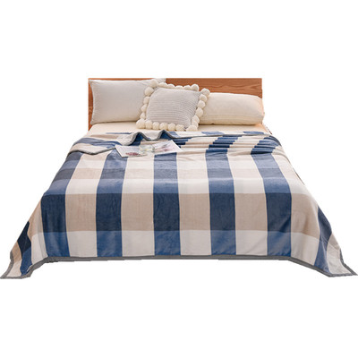 牛奶绒床单单件冬季加绒双面加厚毯子法兰珊瑚绒毛毯宿舍单人被单