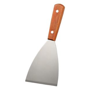 料理铲铁板烧不锈钢炒冰酸奶牛排扒铲披萨生煎铲手抓饼工具压铲子