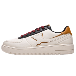 特步男鞋板鞋2026春季官方旗舰店皮面低帮休闲鞋子春秋正品运动鞋