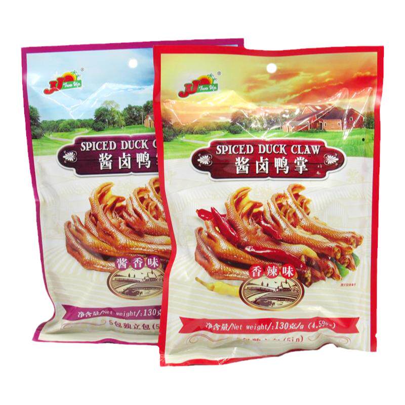 泡椒酱卤鸭掌鸭爪福建特产卤味