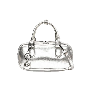 Clean Knоck2026新款斜挎包小众手提小方包保龄球包波士顿枕头包