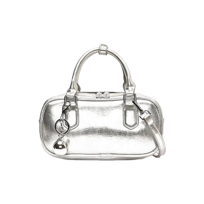 Clean Knоck2026新款斜挎包小众手提小方包保龄球包波士顿枕头包