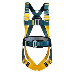 全身五点式安全带户外防坠落高空作业安全绳套装双挂钩新国标装备