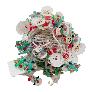 圣诞节树灯装饰品星星小彩灯串灯闪灯店铺橱窗氛围装扮创意小挂件