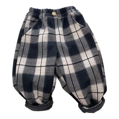一体绒裤子儿童休闲裤