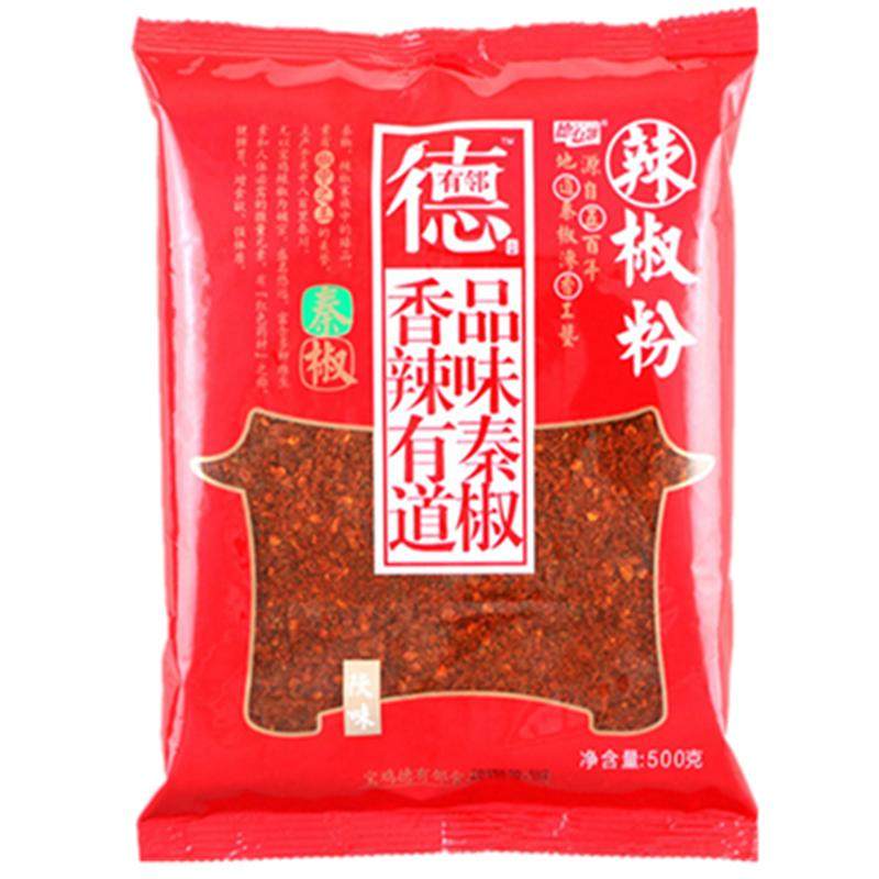 德有邻500克袋装石碾辣椒面