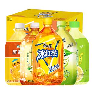 康师傅冰红茶1L*12瓶整箱装1升大瓶柠檬味茶饮料绿茶批发特价包邮