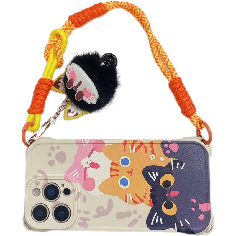 可爱卡通猫适用IQOOneo11/10/8/3/5/6/7/9pro手机壳IQOOZ9/Z8/Z5/Z10turbo全包防摔女IQOO15/12/13软硅胶壳套