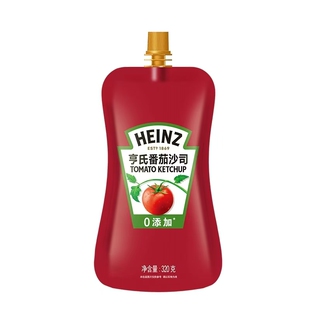 亨氏番茄沙司320g袋装挤压式家用蕃茄酱三明治薯条手抓饼调味酱