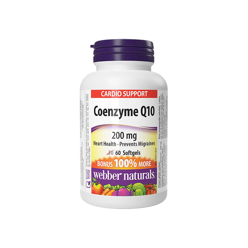 辅酶Q10胶囊200mg60粒2瓶实惠装