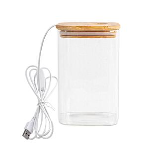 小型玻璃桌面微景观斗鱼缸客厅办公室迷你水族箱带灯圆柱瓶斗鱼缸