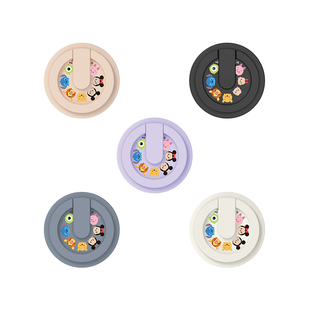 适用于迪士尼手机指环扣粘贴式懒人桌面手机支架便携迷你卡通可爱适用漫威新款潮强力粘可旋转指环扣手机支架