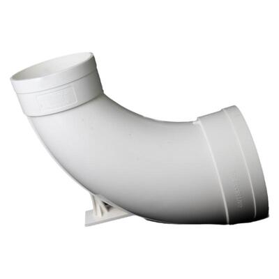 PVC排水排污消音大曲率异径弯头